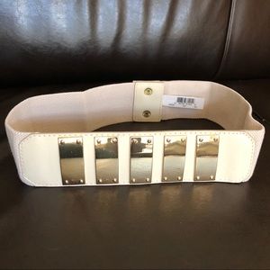 SOLD @ eBay! Vince Camuto Stretch Waist Belt with Metal Tabs